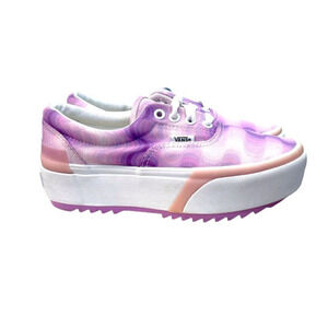 VANS Era Pink Pastel Era Stacked Platform Chunky Gradient Sneaker Women 6 NWOB